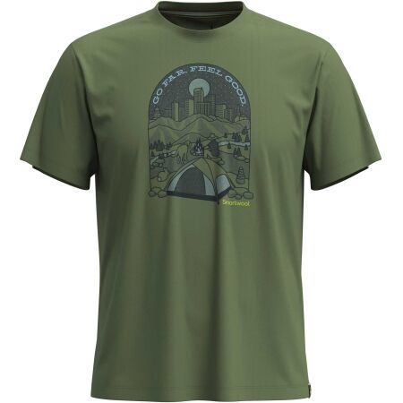 Smartwool STREETS TO PEAKS GRAPHIC SS TEE - Pánské triko