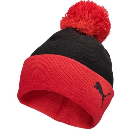 Puma AC MILAN ESSENTIALS POM POM BEANIE - Zimní čepice