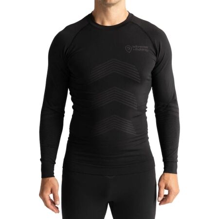 ADVENTER & FISHING STEEL & BLACK - Herren Funktionsshirt