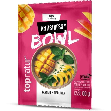 TOPNATUR BOWL ANTISTRESS 60 G MANGO + MEDUŇKA - Kaše