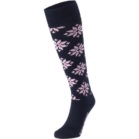 KARI TRAA ROSE WOOL SKI SOCKS - Női térdzokni síeléshez