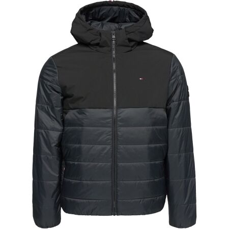 Tommy Hilfiger MIXED MEDIA HOODED - Férfi télikabát