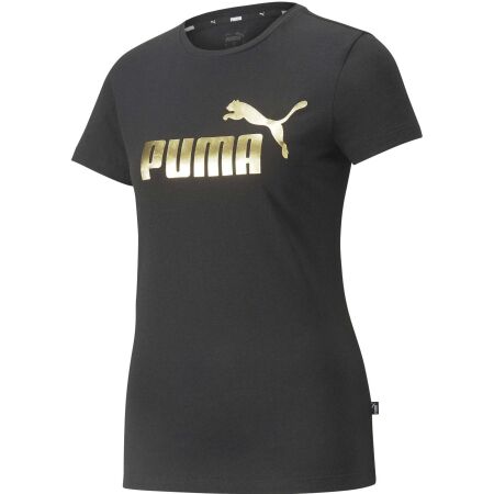 Puma ESS+ METALLIC LOGO TEE - Női póló