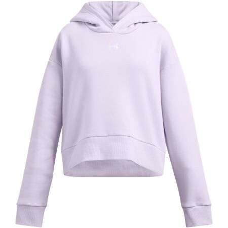 Under Armour RIVAL FLEECE CROP HOODIE - Dívčí mikina