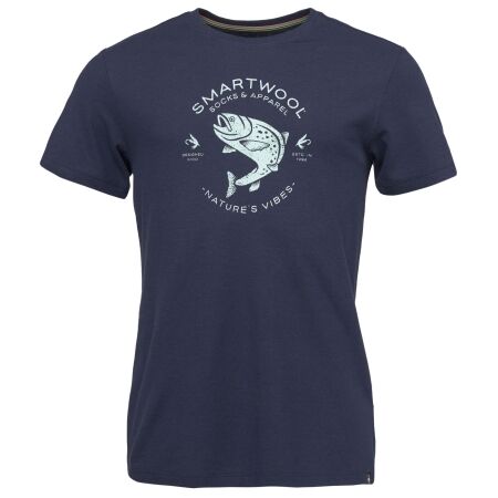 Smartwool TROUT FISHING GRAPHIC SS TEE SLIM FIT - Pánske tričko