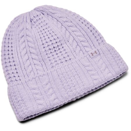 Under Armour HALFTIME CABLE KNIT BEANIE - Dámská zimní čepice