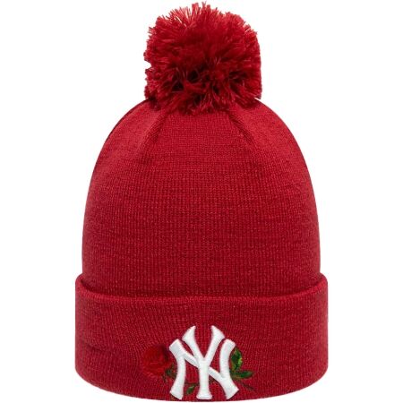 New Era MLB WMNS TWINE BOBBLE KNIT NEW YORK YANKEES - Căciulă club de iarnă damă