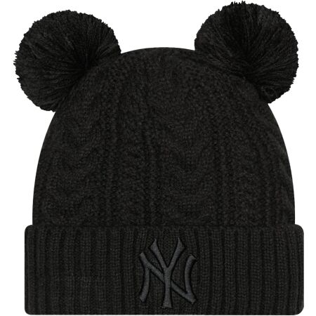 New Era MLB WMNS DOUBLE POM CUFF BEANIE NEW YORK YANKEES - Club beanie