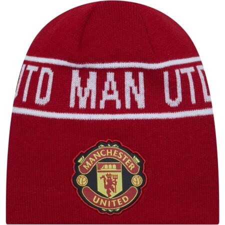 New Era WRDMRK SKULL BEANIE MANCHESTER UNITED - Pánska čiapka