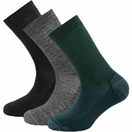 Devold DAILY MERINO MEDIUM SOCK 3PK - Șosete de lână pentru bărbați