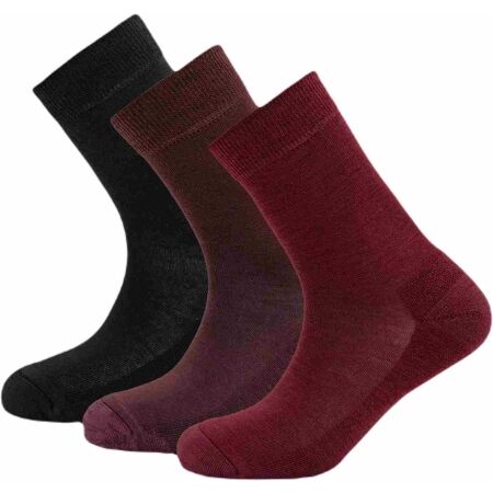 Devold DAILY MERINO MEDIUM SOCK 3PK - Șosete de lână femei