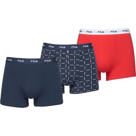 Fila BOXER ELASTIC WITH LOGO BOX OF 3 PIECES - Boxeri bărbați