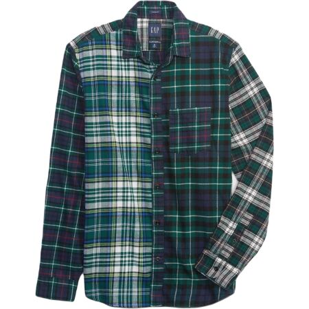 GAP MIXED PLAID FLANNEL - Pánská košile