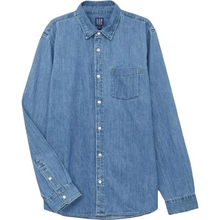 GAP V-LS DENIM - Pánská džínová košile