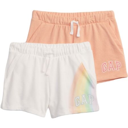 GAP V-SP LOGO 2PK - Dívčí kraťasy