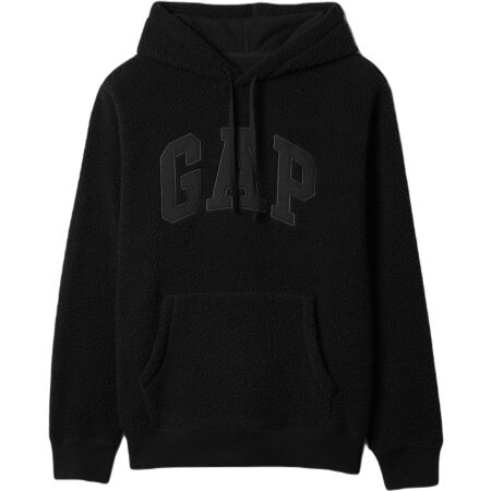 GAP V-FRCH LOGO TEDDY SHERPA - Pánska mikina