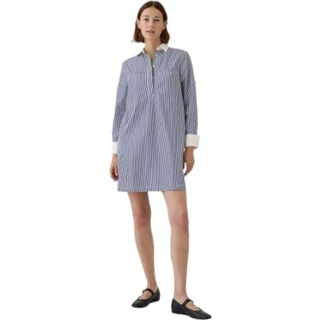 GAP LS STRIPE POPOVER - Dámské šaty