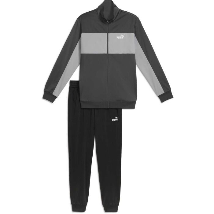 Puma COLORBLOCK POLY SUIT CL B - Jungen Trainingsanzug - schwarz ...