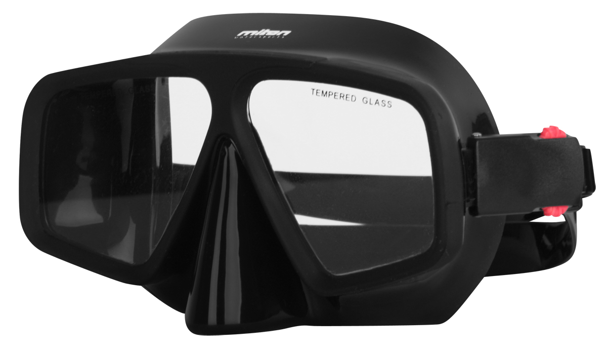 MEDUSA BLACK - Frameless diving mask
