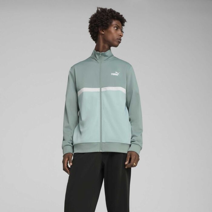 Puma POLY COLOR BLOCK SUIT - Pánská souprava - zelená | SPORTISIMO.CZ