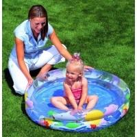 TRANSPARENT SEA LIFE POOL - Inflatable kids' pool