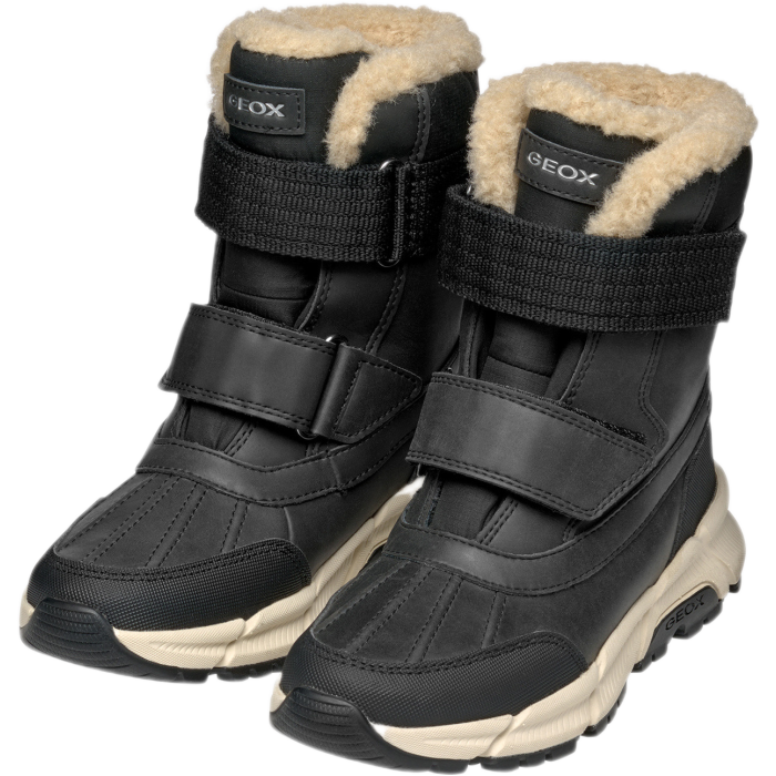 Geox J FLEXYPER PLUS B ABX F - Chlapecká kotníková obuv - černá ...