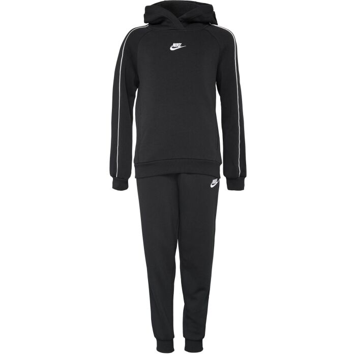 Nike K SPORTSWEAR CLUB FLC HDY TRACKSUIT - Trening copii - negru
