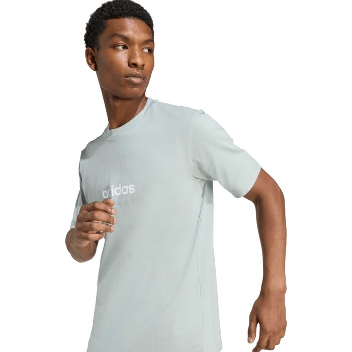 adidas LINEAR SJ TEE M - Men's T-shirt - light green | SPORTISIMO.COM