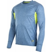 T-SHIRT LS FLASHRIDE BLUE - Pánské sportovní triko