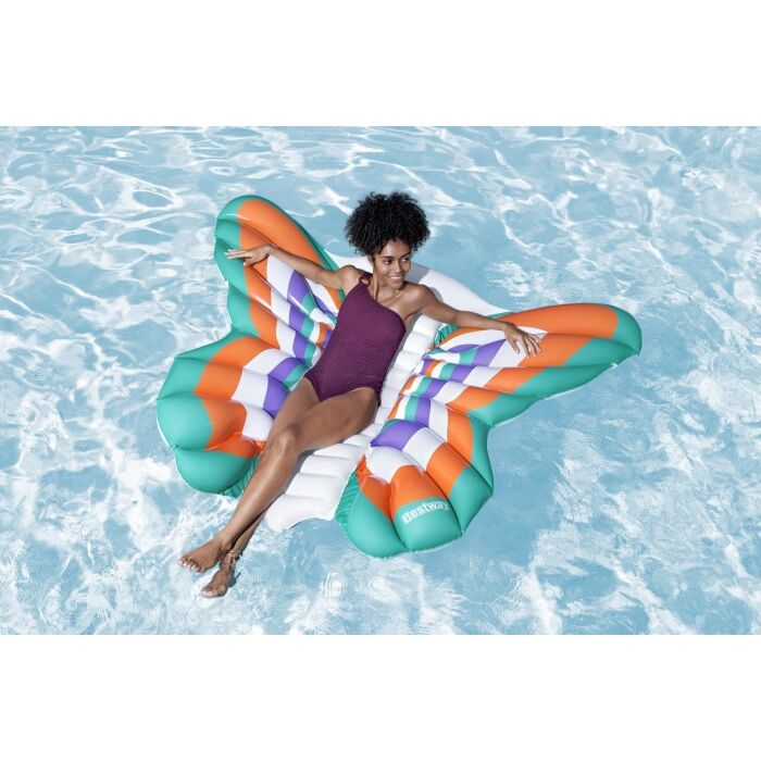 Bestway BOHO BUTTERFLY POOL FLOAT - Nafukovací lehátko - bílá ...