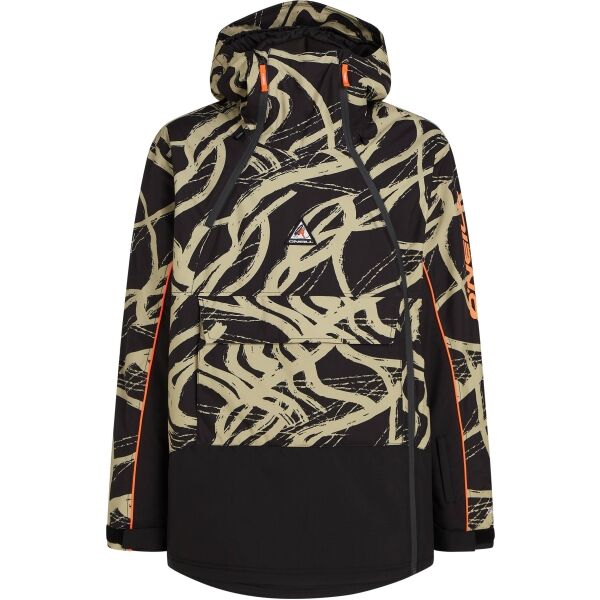 O'Neill FWC'PLAY ASYMMETRIC Ski- und Snowboardjacke für Herren, schwarz, größe M