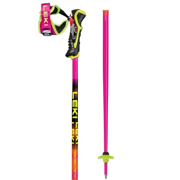 Leki WCR PRO LITE  SL TR Abfahrt-Skistöcke, rosa, größe 115