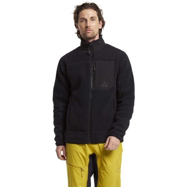 TENSON HIMALAYA PILE JACKET Herren Fleece-Lifestylejacke, dunkelgrau, größe L