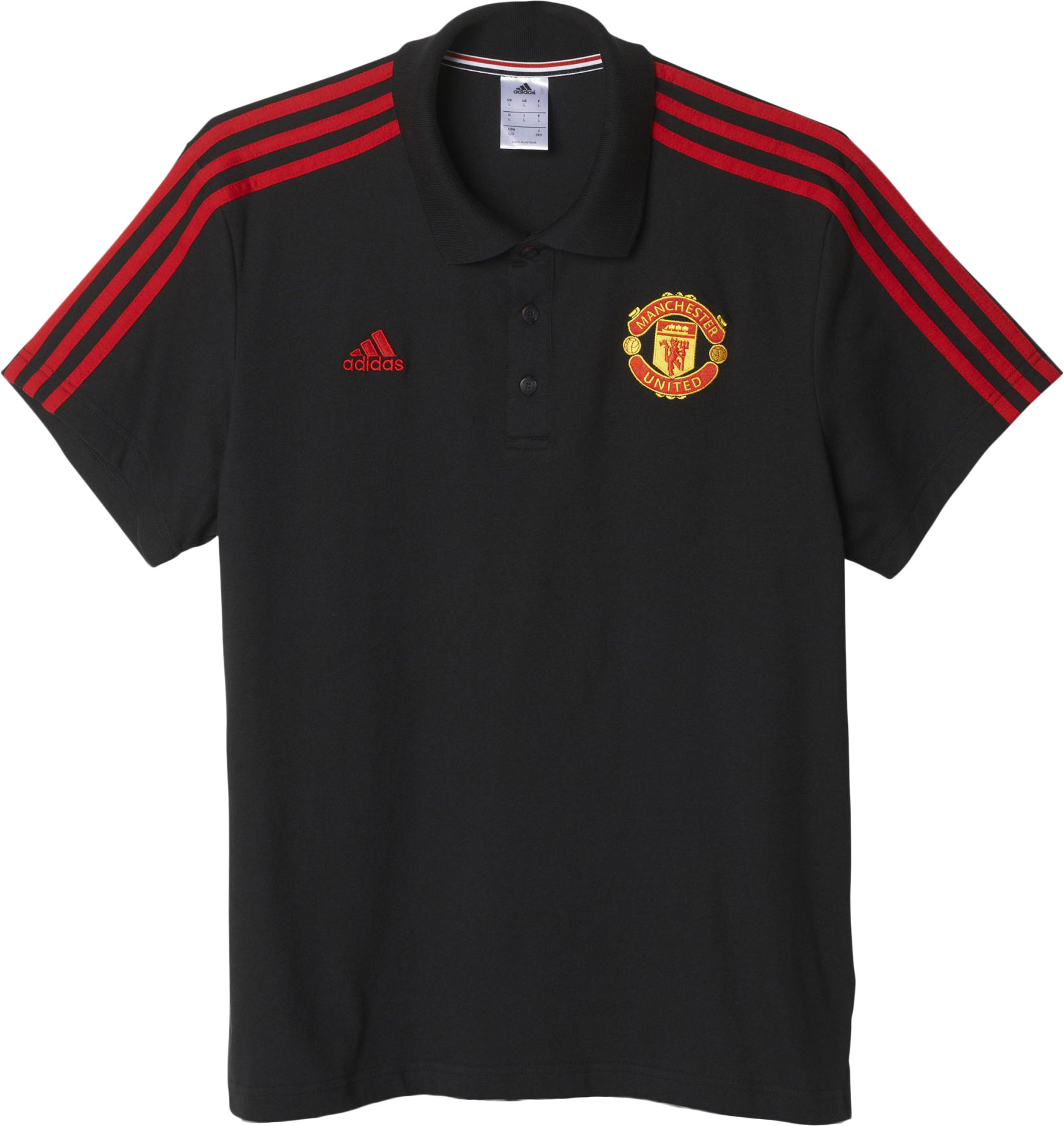 Manchester United 3-Streifen Poloshirt