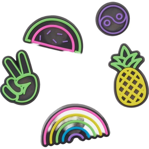JIBBITZ LED FUN 5 PACK Odznak na obuv, mix, veľkosť