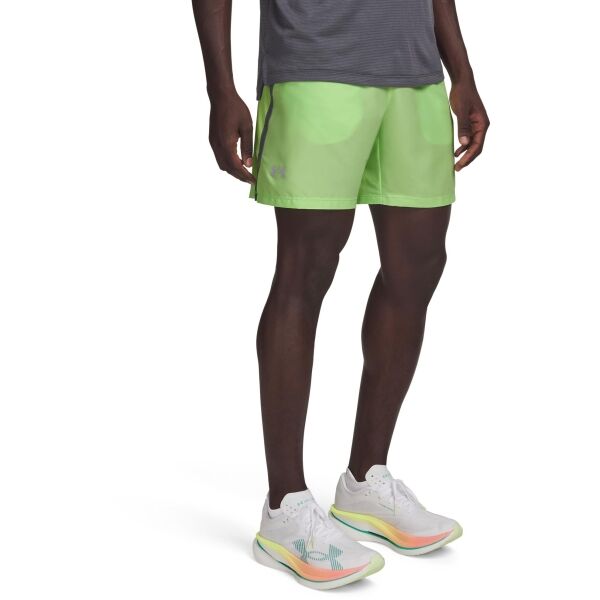 Under Armour LAUNCH 7 Herrenshorts, hellgrün, größe M