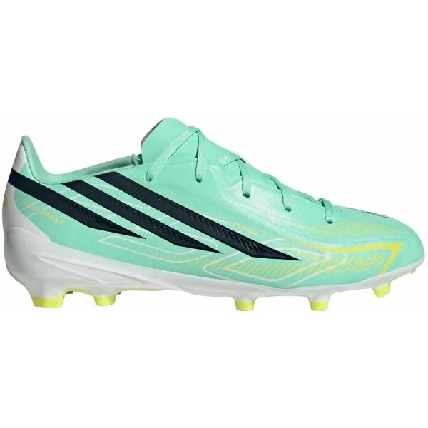 adidas F50 HYPERFAST LEAGUE FG J Ghete de fotbal copii, verde deschis, mărime