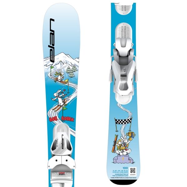 Elan BOB A BOBEK JR SHIFT   EL 4.5 GW Kinderski für die Abfahrt, blau, größe 100