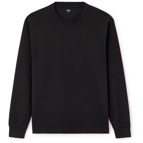 CELIO LEHEML Langarmshirt für Herren, schwarz, größe L