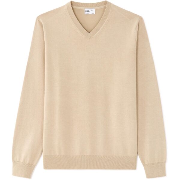 CELIO NEVISKOZV Herrenpullover, beige, größe