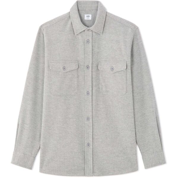 CELIO PAPOUC Herren-Overshirt, grau, größe S