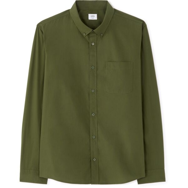 CELIO PAPELINE Herrenhemd, khaki, größe L