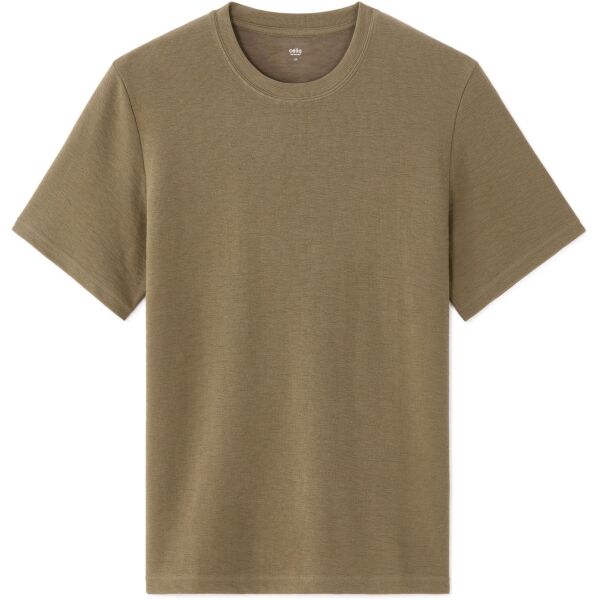 CELIO PEPLU Kurzärmliges Herrenshirt, braun, größe XL