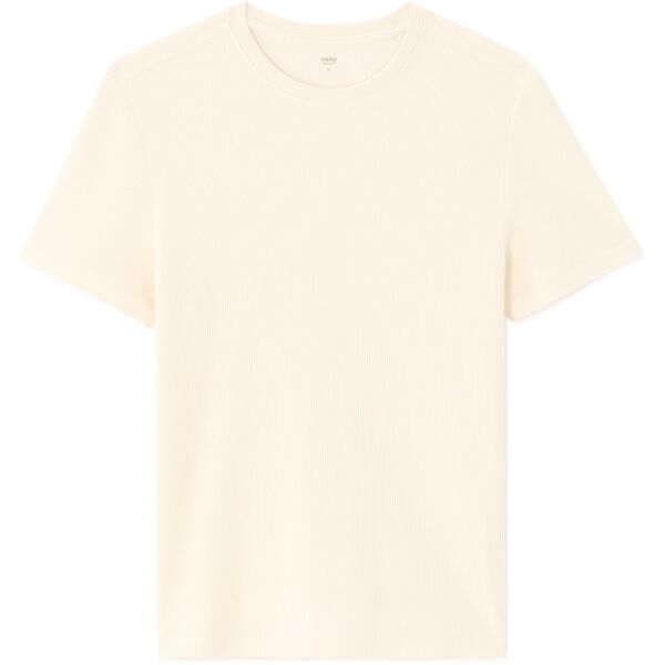 CELIO NELERON Kurzärmliges Herrenshirt, weiß, größe XXL