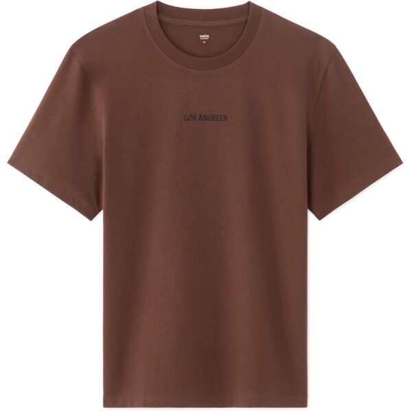 CELIO PEMAXTI Herren-T-Shirt, braun, größe L