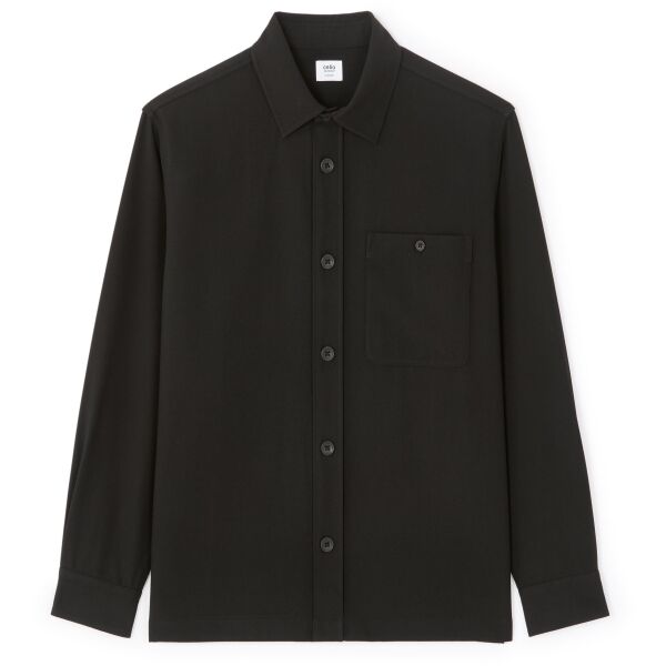 CELIO PARAMU7 Herrenhemd, schwarz, größe M