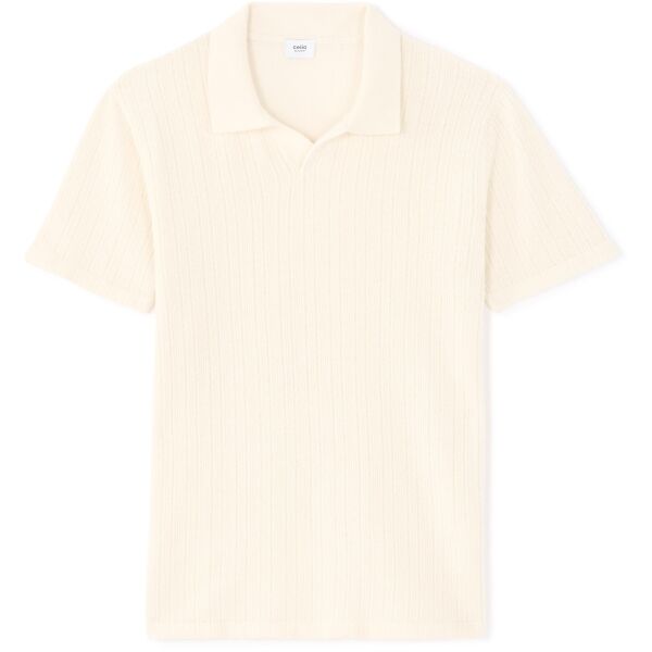CELIO PESAMY Herren-Poloshirt, weiß, größe L