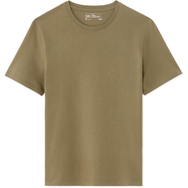 CELIO TEBASE Herren-T-Shirt, khaki, größe S