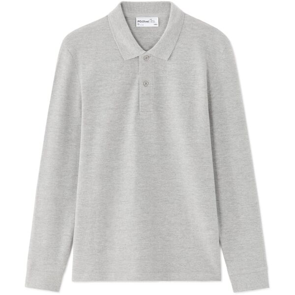 CELIO MEONEML Herren-Poloshirt, grau, größe L