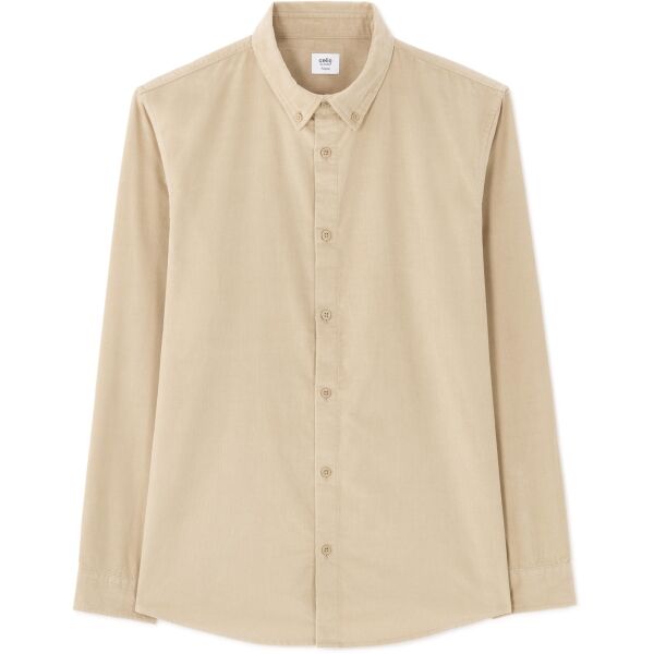 CELIO JACORDU Herrenhemd, beige, größe L